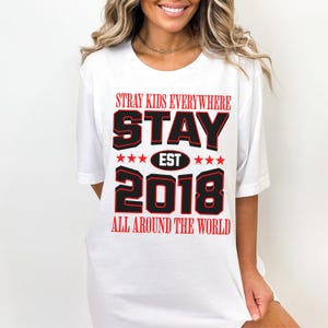 Customizable STAY T-Shirt: Stray Kid Fan Anniversary Skz Tee Gift for Stays