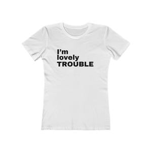 Lovely Trouble Tee IVE Gift for Dive I'm Lovely TROUBLE Slim Fit