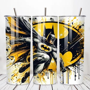 Action Hero 20oz Tumbler, Tumbler Wrap, Skinny Tumbler, Tumbler Sublimation, Superhero Tumbler Wrap, Digital Download, Sublimation Design