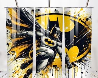 Vaso de 20 oz de héroe de acción, envoltura para vaso, vaso delgado, sublimación de vaso, envoltura para vaso de superhéroe, descarga digital, diseño de sublimación