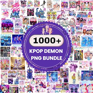 1000+ Kpop Demon Hunter PNG Bundle, Huntrix Girls PNG, Saja PNG, Girl Dinner, Demon Hunters Shirt Design, Kpop Shirt Sublimation Designs