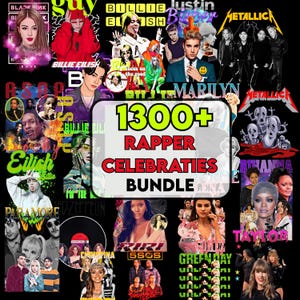 1300 + Rapper T-Shirt Designs png bündel, Rock Metal Band Halbtöne bündeln, Hip-Hop-Design, Dtg Png, Promi-Shirt png, digitaler Download.