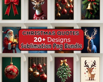 Christmas Wall Art Set | Holiday Prints | Festive Christmas Decor | Winter Wall Art | Printable Christmas Home Decor| Christmas Gallery Wall