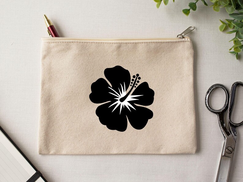 Hibiscus Flower SVG Bundle: Tropical Floral Clipart (instant Download ...