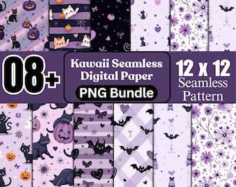 Kawai Bunny digitaal papier, kawaii konijn Scrapbook, Friend and Kitty, Instant Download, Commercieel gebruik