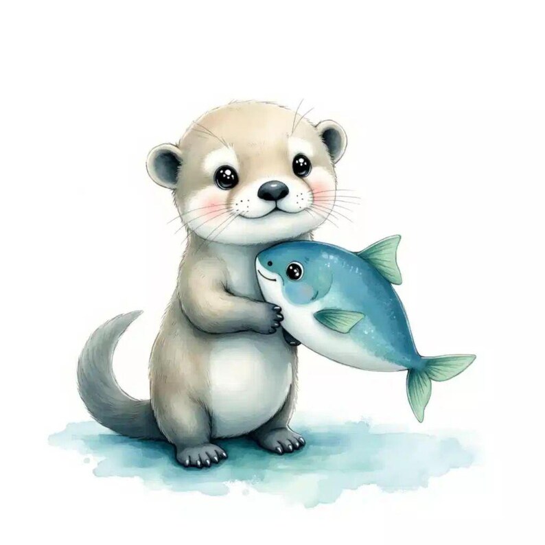 Watercolor Baby Animals Clipart Bundle, Nursery Art (digital Download ...