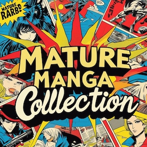 Mature Manga Collection – Digital Art for Adults – 3GB Comic Bundle - English Version