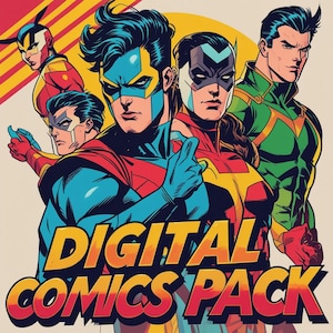Comics Mega Pack From G to O | Digital Comic Archive |  Adventure & Superhero Comic Collection 14.51 GB| Instant Download
