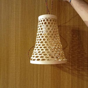 Handmade Bamboo ceiling lamp