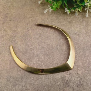 Brass Ethnic Chocker  || Viking Necklace  || Torque Necklace || Tribal Necklace || Ethnic Torque || Minimaliste Chocker