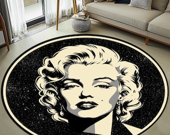 Marilyn Monroe Rug: Foldable Rectangular Floor Mat - Etsy