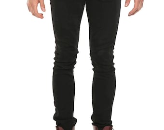 Pantalones vaqueros Kill City Rocker, ajustados, elásticos, estilo gótico punk motero.