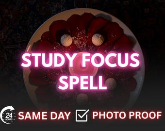 Study Focus Spell – Boost Concentration, Memory & Academic Confidence