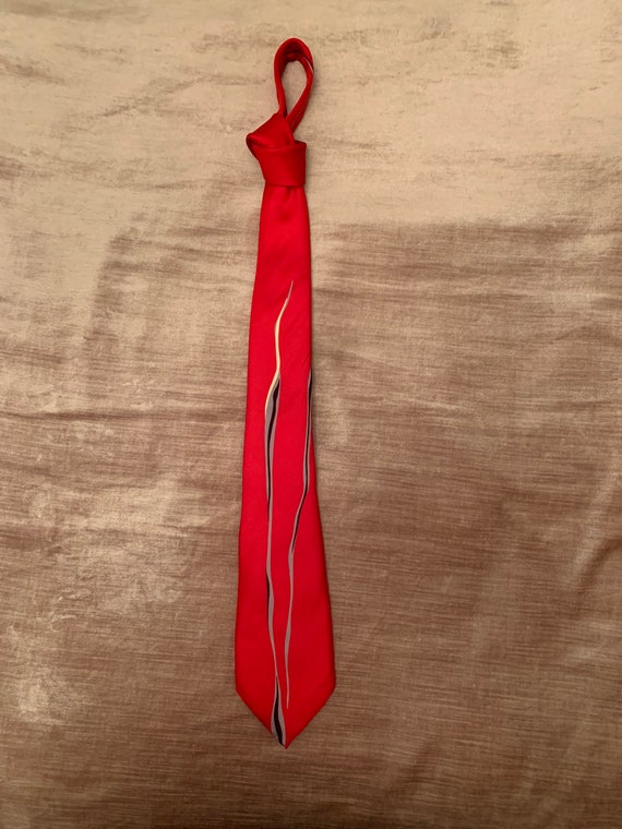 Vintage 1980s Balmain Necktie - image 7