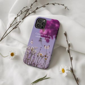 Capa de celular cristã com versículos bíblicos: presente religioso para iPhone, Samsung e Pixel