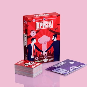 CRISIS – Risk & Strategy Card Game | Bluff, Betray, Survive | Ukrainian Political Chaos Game | Fast-Paced Party Game
