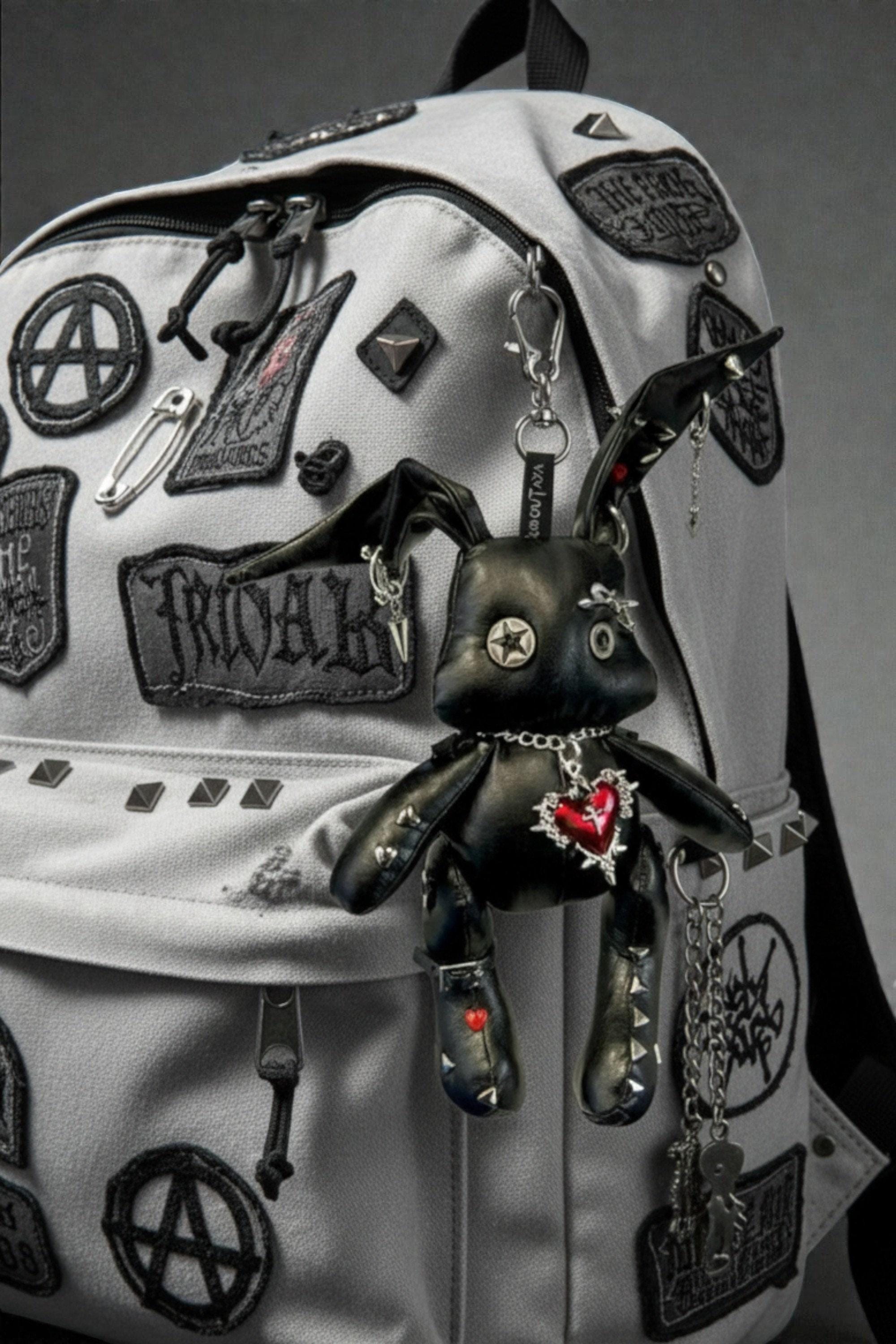 Y2k Leather Backpack - Etsy Ireland