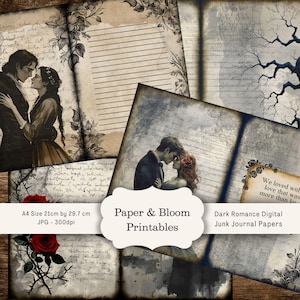 Páginas de diario basura de romance oscuro: Efímeras de amor gótico (descarga digital)