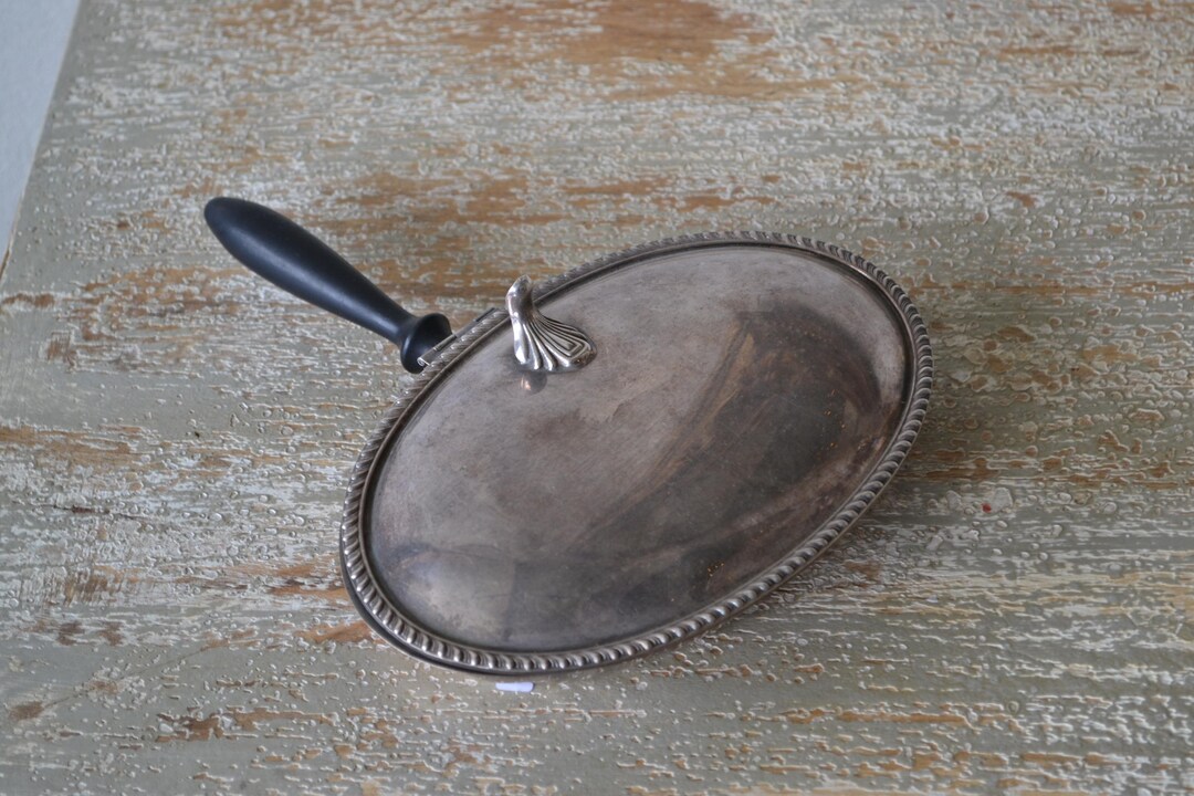 Vintage Silent Butler by Poole Silver Co., Silver Plated Crumb Catcher ...