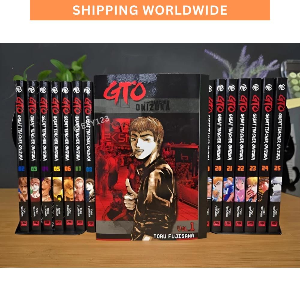 GREAT TEACHER ONIZUKA GTO 全15巻セット Great Teacher Onizuka GTO Vol 1-25 Complete Full Set English