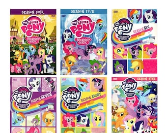 My Little Pony: Vänskap är magi Säsong 4, 5, 6, 7, 8, 9 DVD komplett boxset Engelska Alla regioner