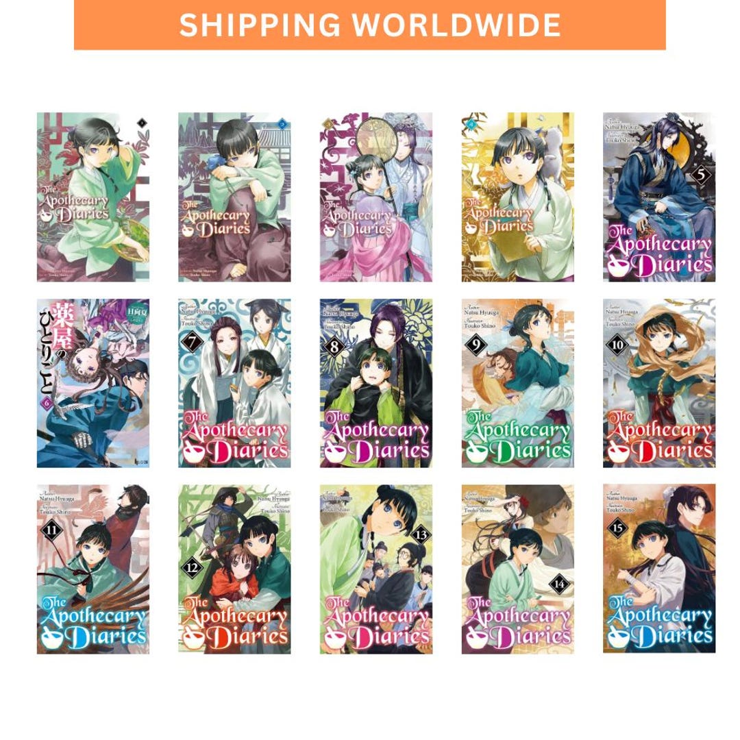 Apothecary Diaries Light Novel Vol 1-15 Complete Full Set English
