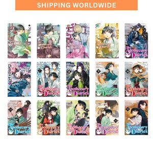 Apothecary Diaries Light Novel Vol 1-15 Complete Full Set English Version