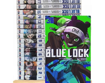 Libro de cómics manga Blue Lock, volumen 1-36, conjunto completo, versión en inglés, regalo de cumpleaños