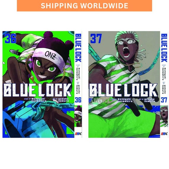 ブルーロック マンガコミックブック 第36巻＆第37巻 バラ売り 英語版