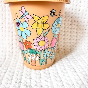 Floral & Bug Cold Cup