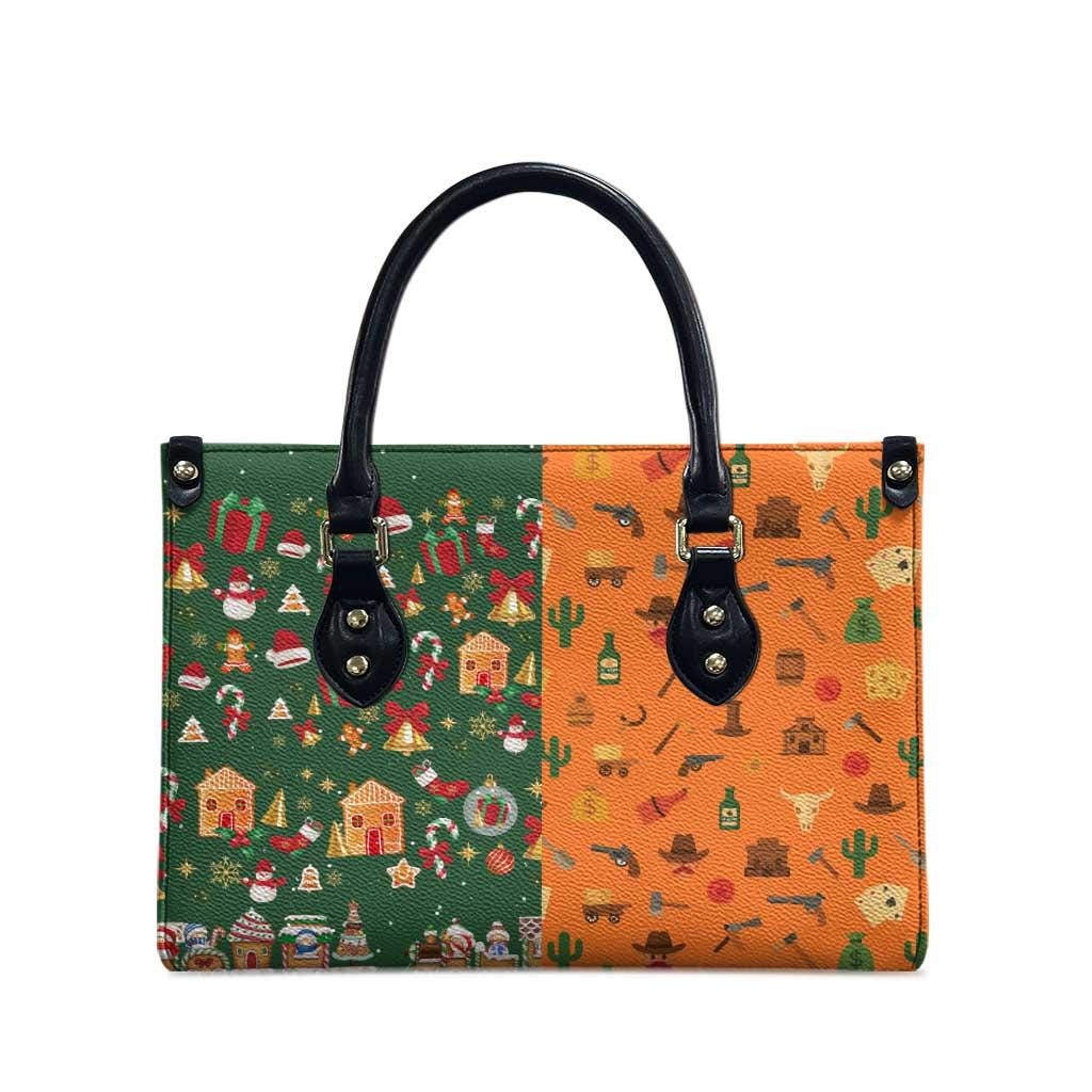 Discover Leather Handbag Western Tote Bag for Women: Durable Cowhide Purse, Rustic Cowgirl Style Gift for Everyday Use