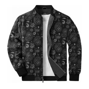 AJ 10 Shadow 10s Charred Grey Bomber Jacket, New Paisley, Shirt Match Sneakers