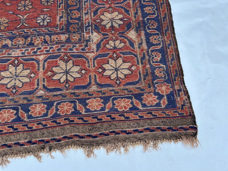 Rare Antique 1870s Turkish Heriz 5'3x7'2ft Hand-woven Oriental Rug ...
