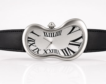 Abstract Watch, Handmade Watch, Memory Watch, Salvador Dali Inspired Watch, Luxury Watch, Birthday Gift for Women