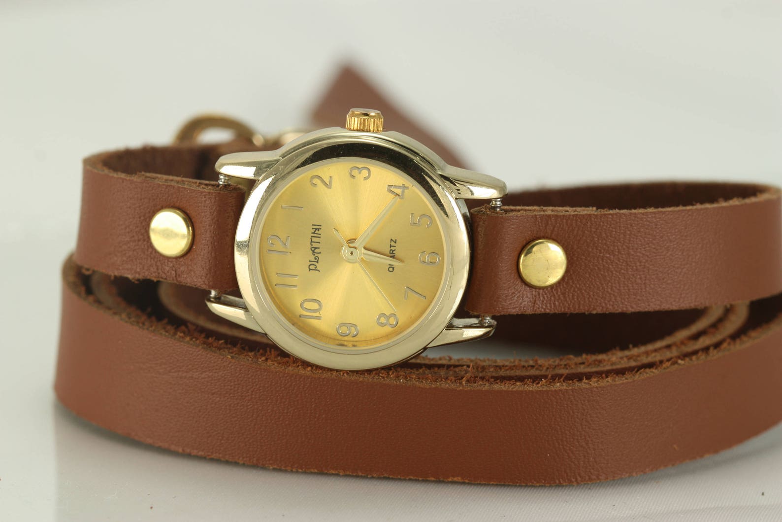 Brown Camel Leather Wrist Watch Women's Wrist Watch Etsy — free download