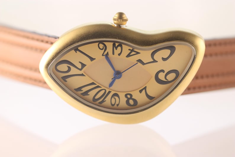 Orologio Surrealist Art Design Surrealism Watch Art Liquid Time Dali Melting Silver Style French Homage Irregular Soft Melted Watch image 4