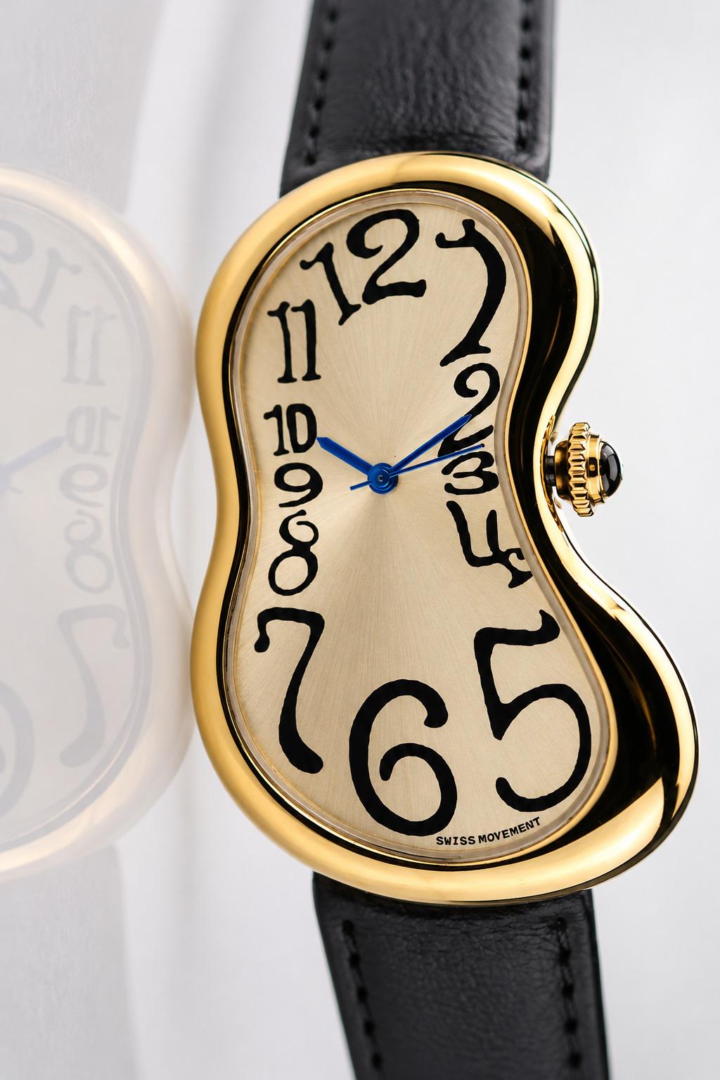 Surrealism Art, Dali Art Watch, Melting Clock Watch, Handmade