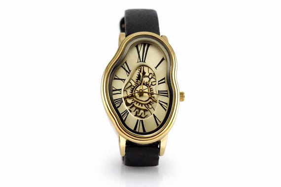 Melting Watch Dali Inspired Wrist Watch for Women Unique Gentle