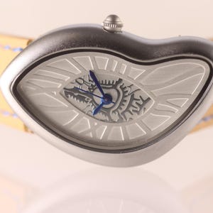 Orologio da uomo e da donna con scheletro Dali Melting Orologio Surrealista Art Watch Art Liquid Time Black Style Homage Irregular Melted Crash asimmetrico