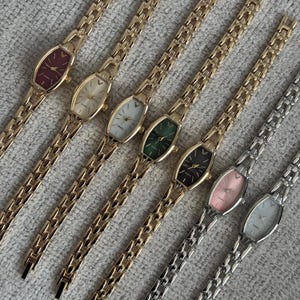 Women’s Bracelet Watch Gold Silver, Minimalist Watch, Gift for Her, Everyday Quartz image 5