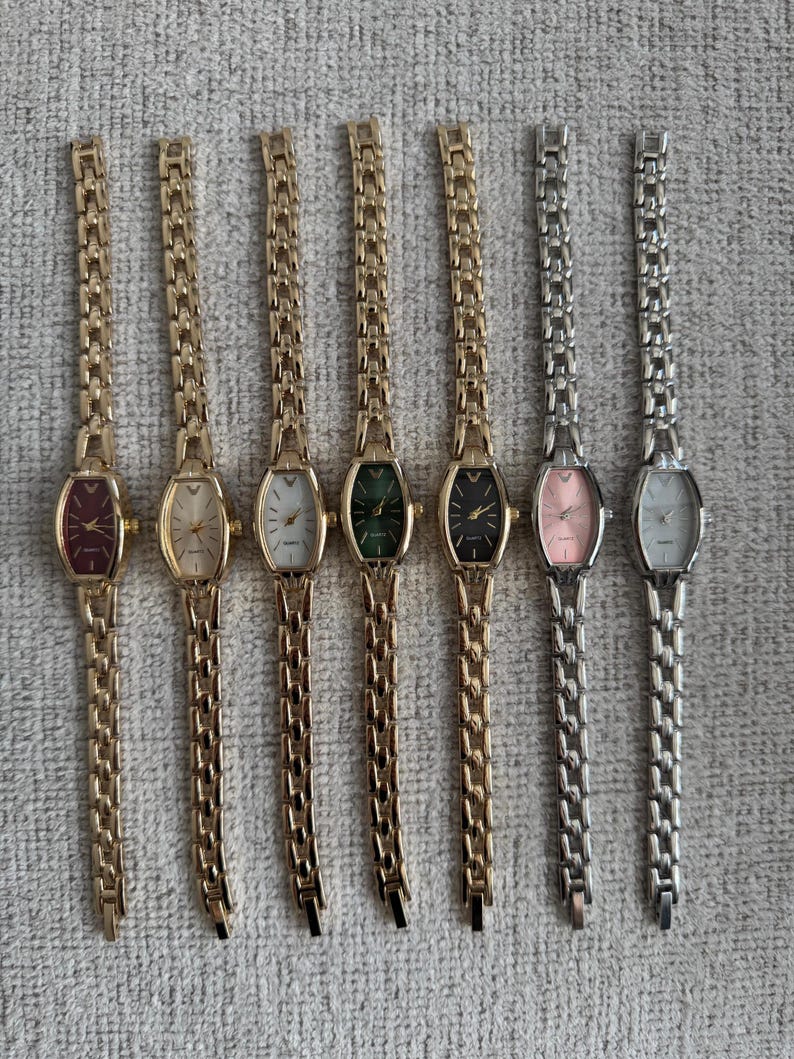 Women’s Bracelet Watch Gold Silver, Minimalist Watch, Gift for Her, Everyday Quartz image 20