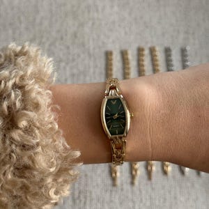 Women’s Bracelet Watch Gold Silver, Minimalist Watch, Gift for Her, Everyday Quartz image 14