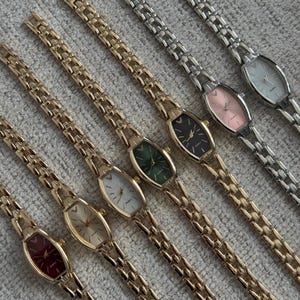 Women’s Bracelet Watch Gold Silver, Minimalist Watch, Gift for Her, Everyday Quartz image 4