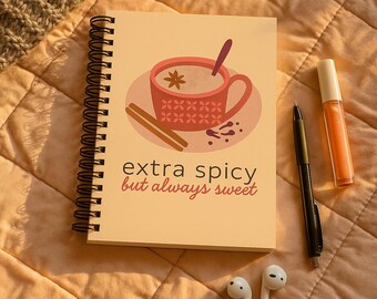 Spicy Chai Latte Journal - Autumn Notebook