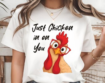 Funny Chicken PNG: Silly Roster Sarcastic Humor Design Digital file, Instant Download