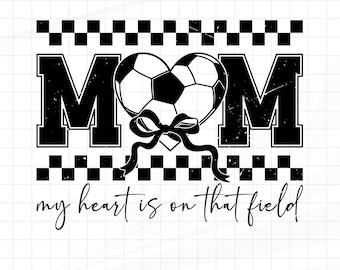 Soccer Mom SVG PNG, Distressed Varsity Football Mama Design, Game Day Mom Digital Download