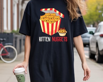 Kawaii Cat Nugget PNG: Chicken Funny Fast Food Graphics, 300 DPI (Digital Download)