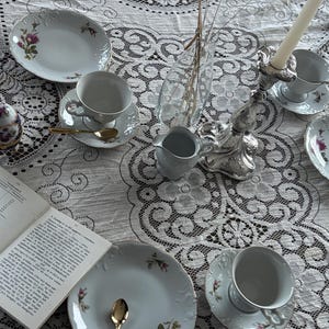 Vintage Wawel Porcelain Tea Set for 11 – Made in Poland – Gold Trim & Roses