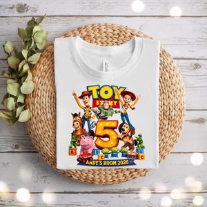 Toy Story 5 Shirt | Woody Buzz Lightyear Apparel | Kids Adults Tee image 2