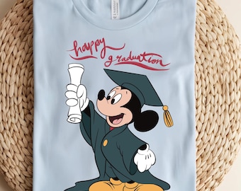 Mickey Mouse Graduation T-shirt, Disney Grad Tee, Graduation Gift, Disney Celebration, Congrats Grad